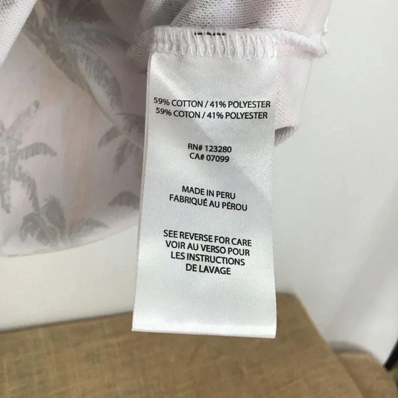 Travis Mathew’s Men’s Palm Print Golf Sport Short Sleeve Polo Size M - Picture 7 of 7